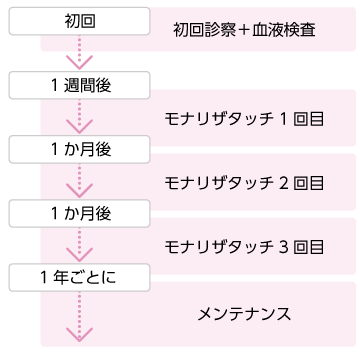 モナリザタッチの流れ